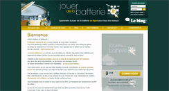 Desktop Screenshot of jouerdelabatterie.fr