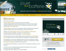 Tablet Screenshot of jouerdelabatterie.fr